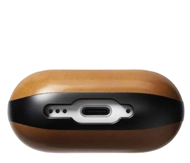 Nomad Modern Leather Case Airpods 4 english tan - 1368364 - zdjęcie 3